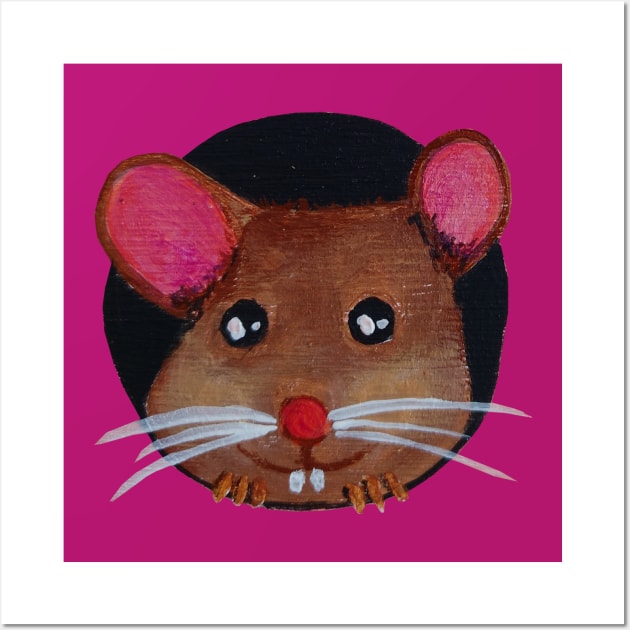 Funny Mouse Wall Art by PaintingsbyArlette